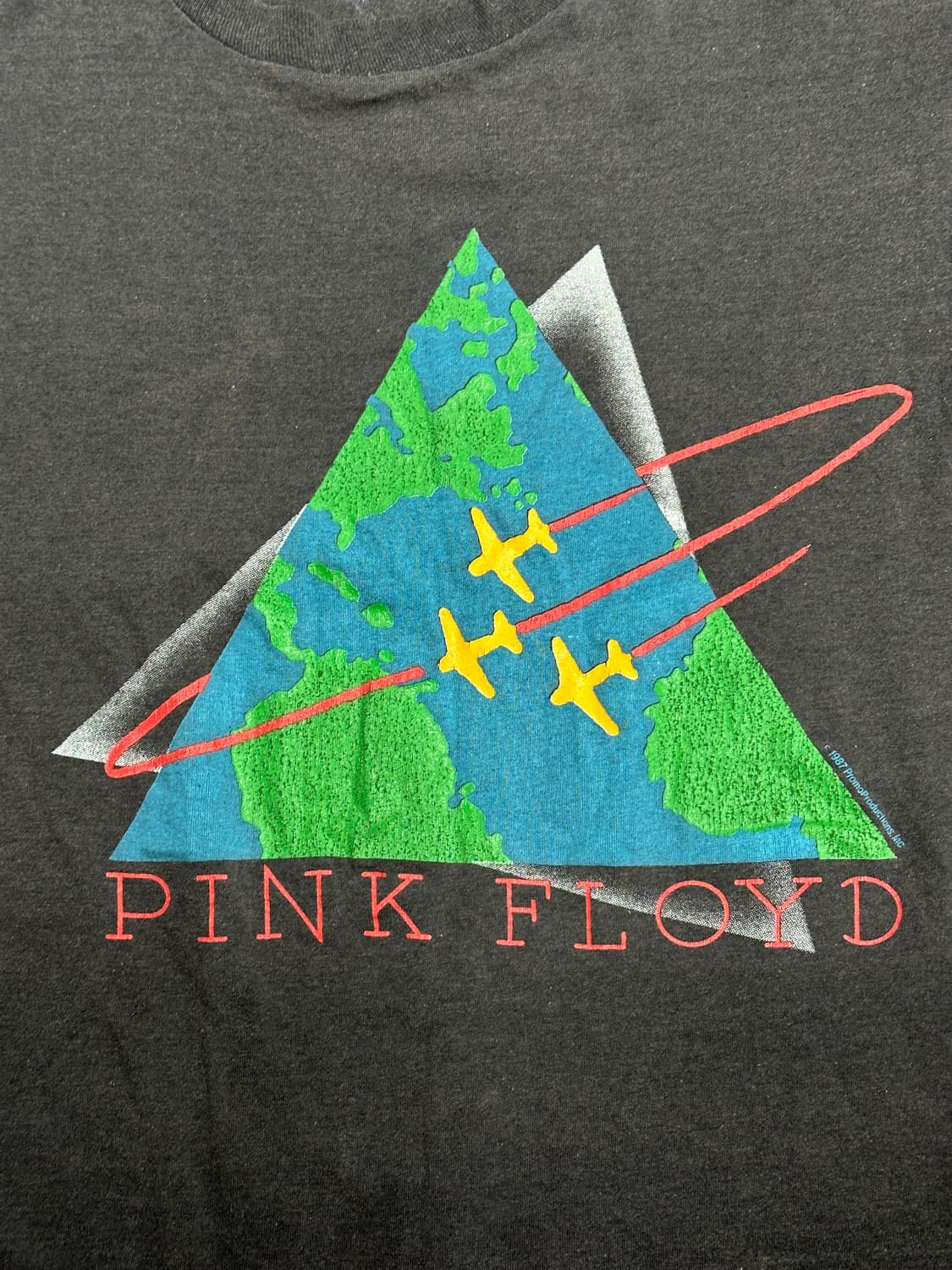 1987' PINK FLOYD 월드투어 티셔츠 L 상품이미지4
