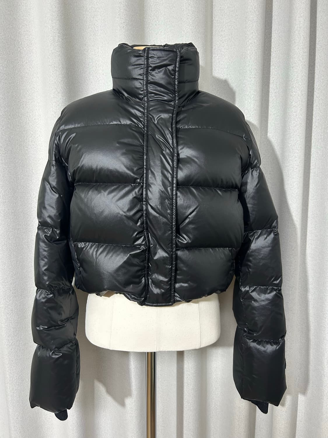 준지 여성 퀄티드 크롭 푸퍼 패딩 자켓 -새상품- 상품이미지1