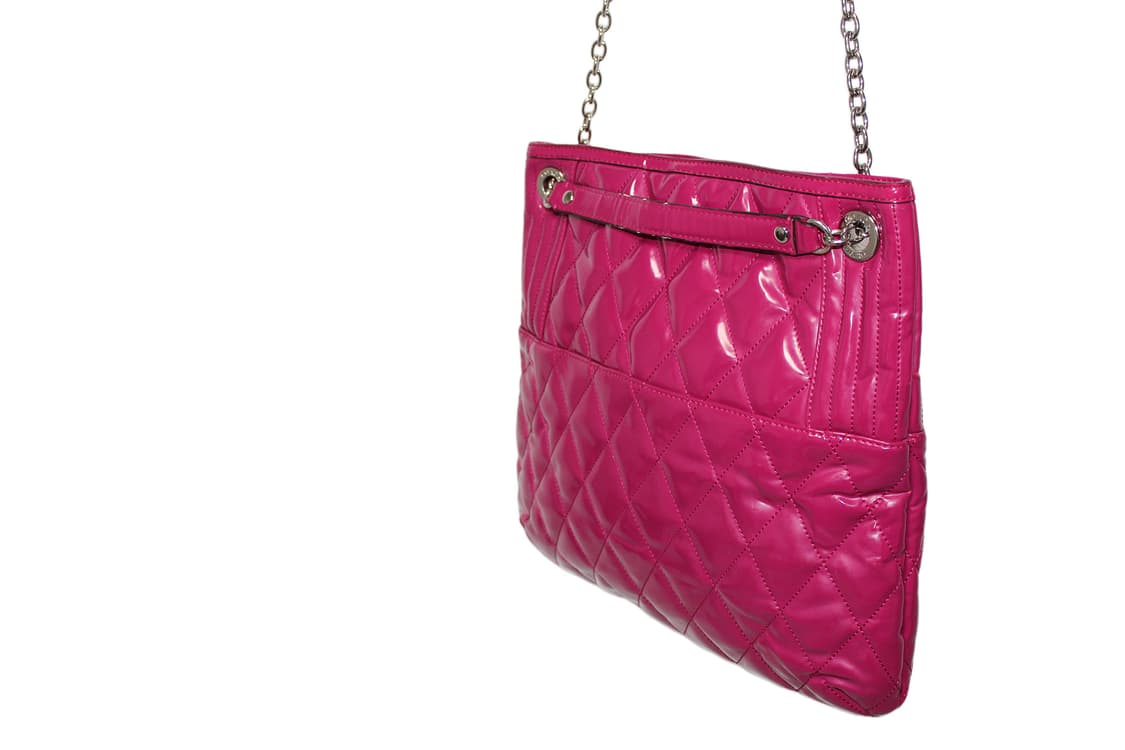 2000s COACH Y2K 코치 페이던트 레더 숄더백 상품이미지5