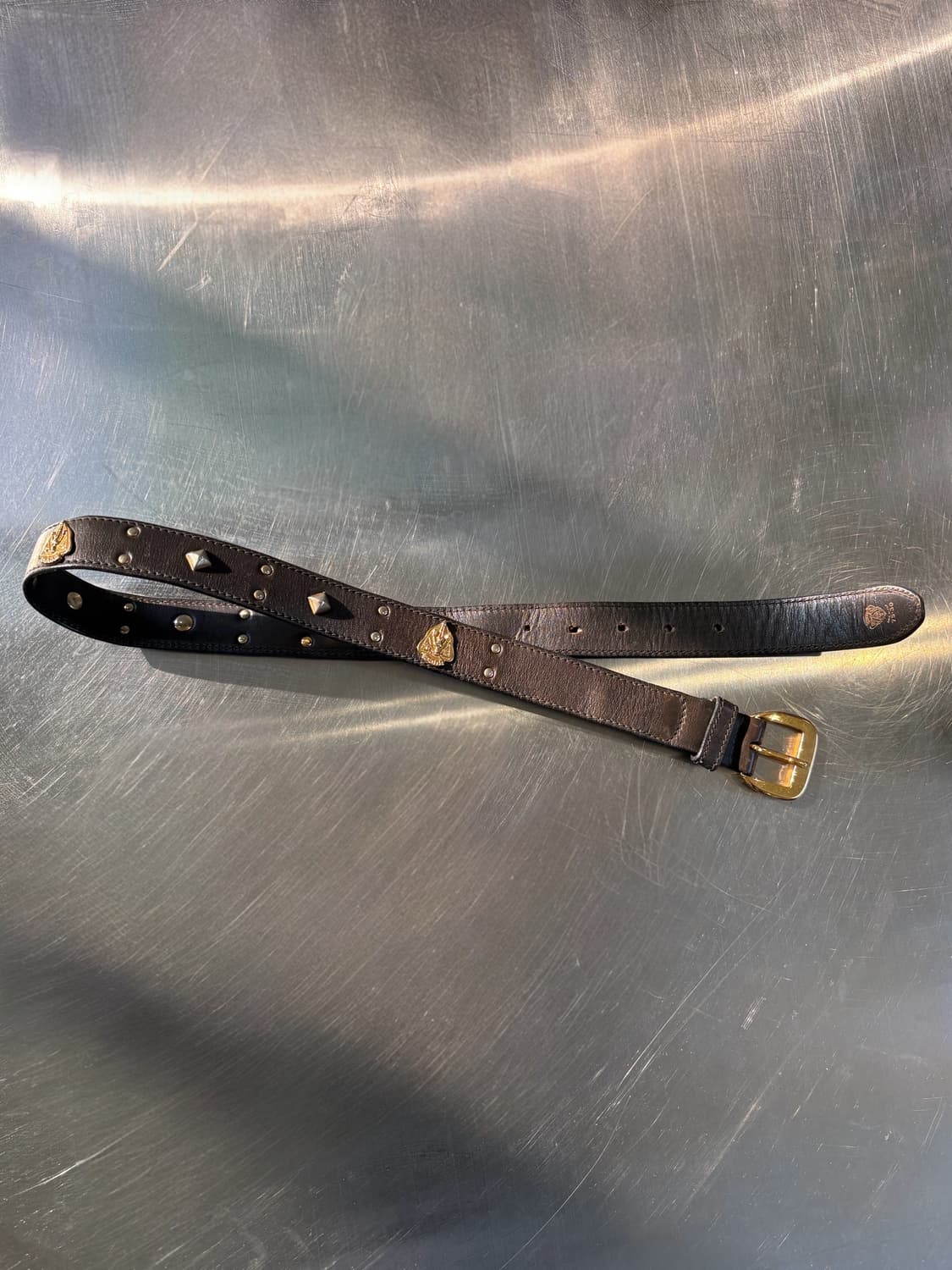 Gucci gold stud belt 상품이미지3