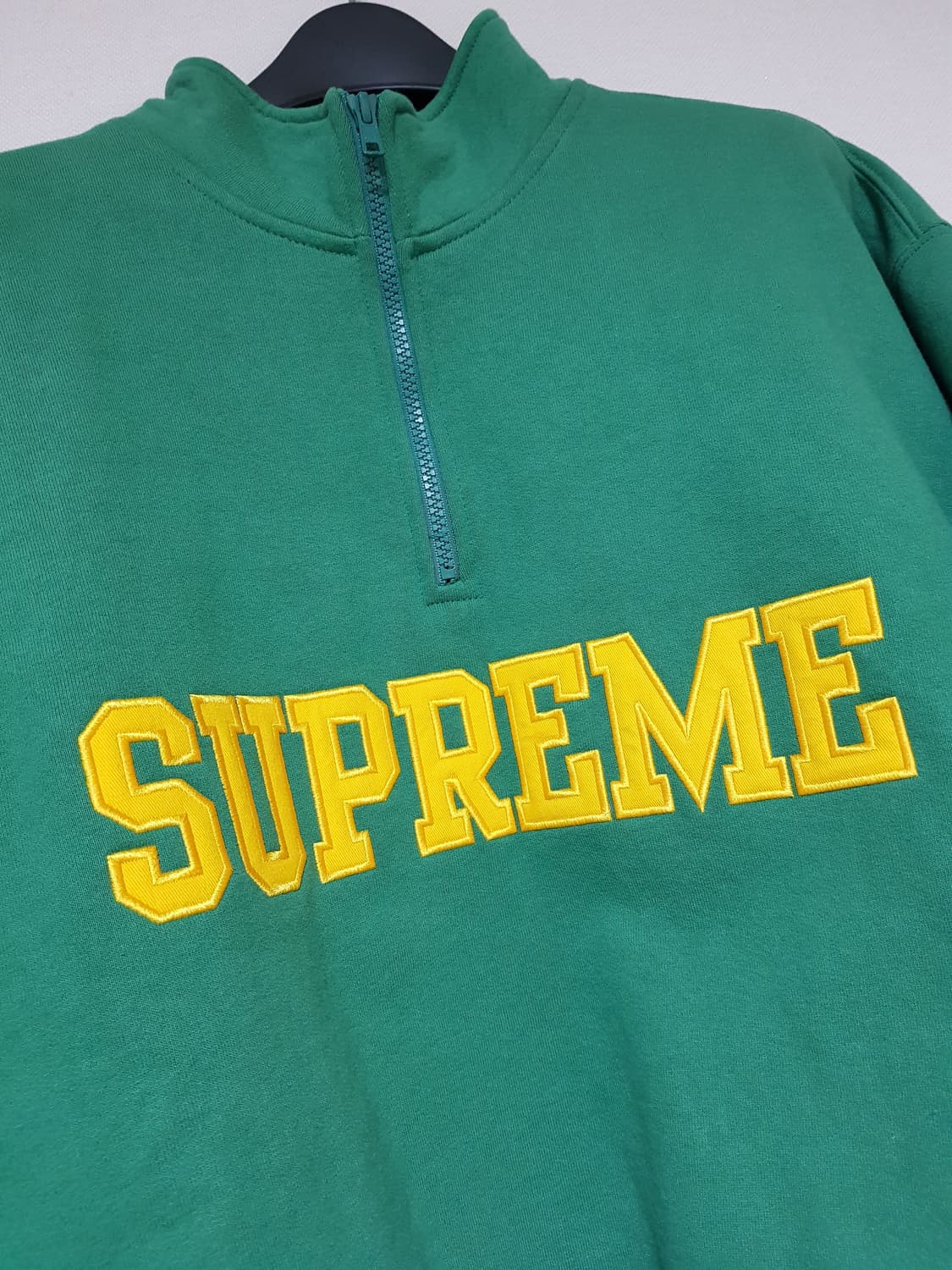 슈프림 컬리지에이트 하프 집 풀오버 맨투맨 라이트 파인 24FW 상품이미지4