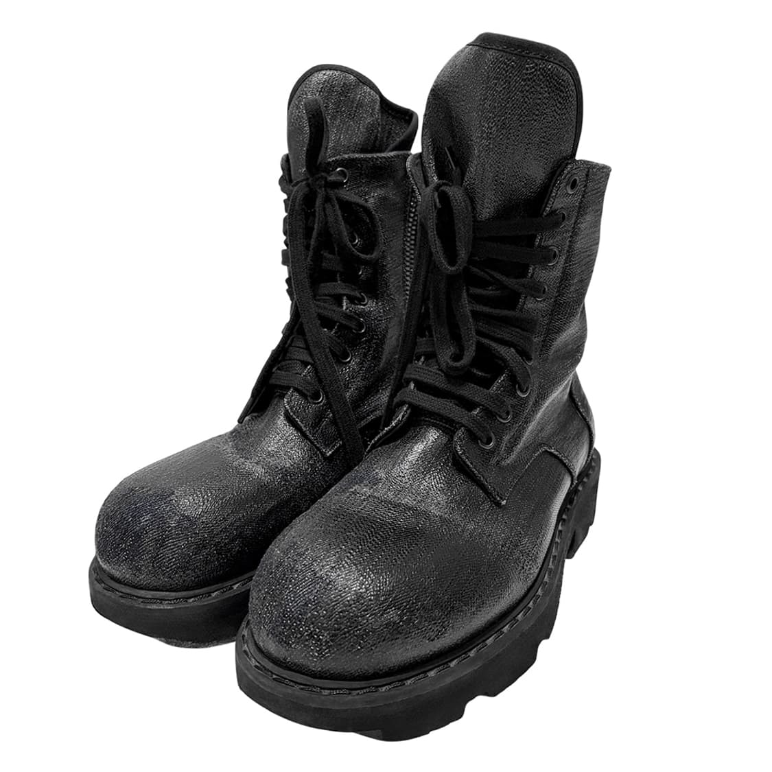 rick owens drkshdw waxed megatooth boots 상품이미지2