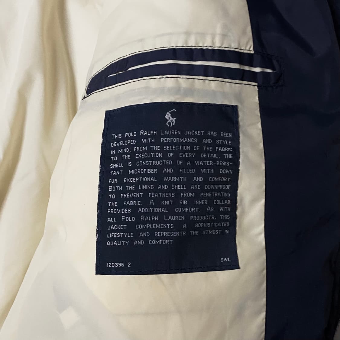 폴로 빅포니 BRITAIN 유니언잭 성조기 패딩 네이비 상품이미지7