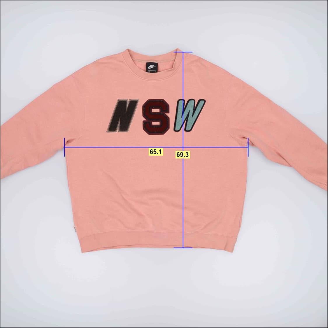 [L] 나이키 오버핏 기모맨투맨 1222H2 상품이미지10