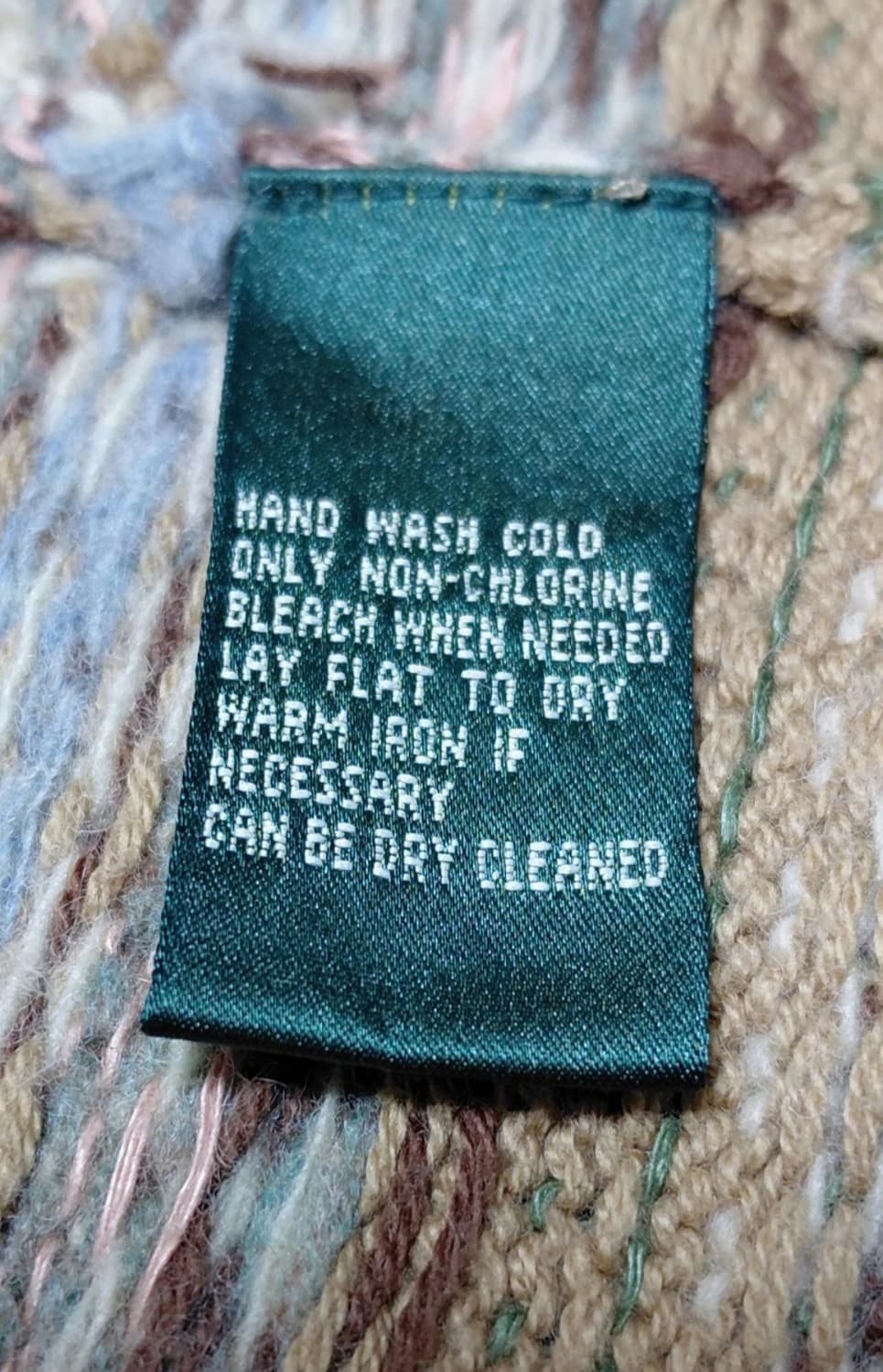 로렌 랄프로렌 페어아일 패턴 니트 가디건 (XL) 상품이미지7