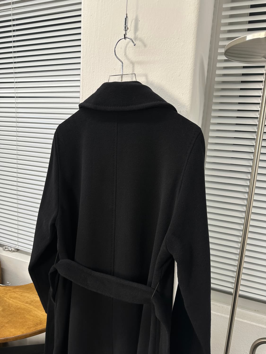 막스마라 블랙 울 롱코트 34 size 44-55 상품이미지5