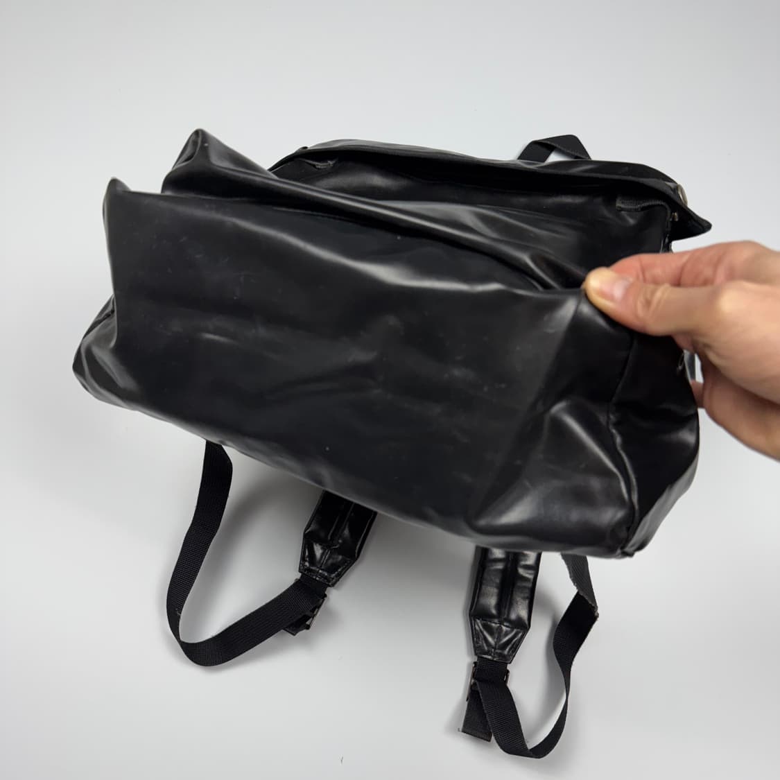 요시다포터 PVC 데이팩 백팩 블랙 상품이미지6