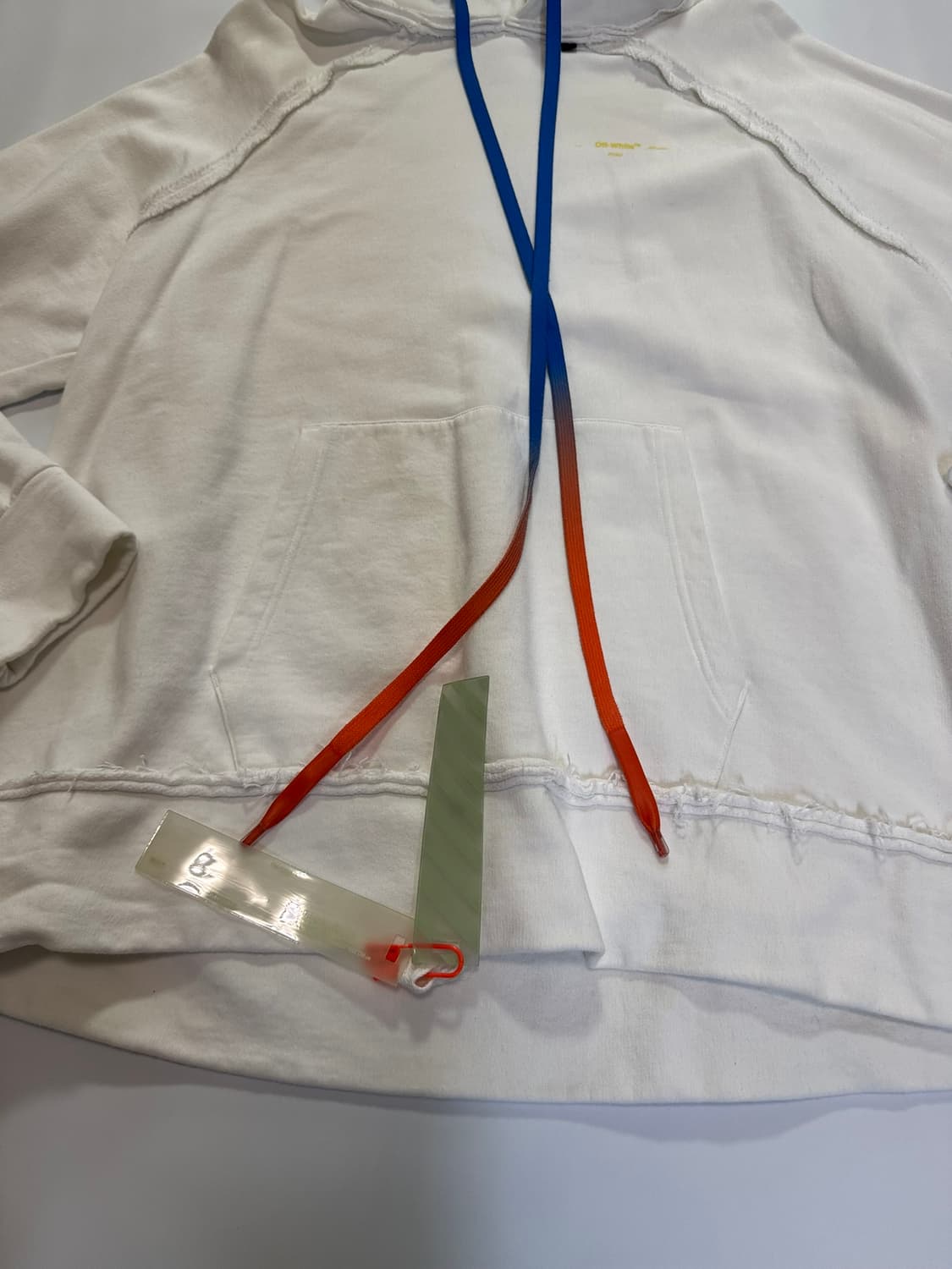 오프화이트 흰색 후드티(L사이즈) 상품이미지2