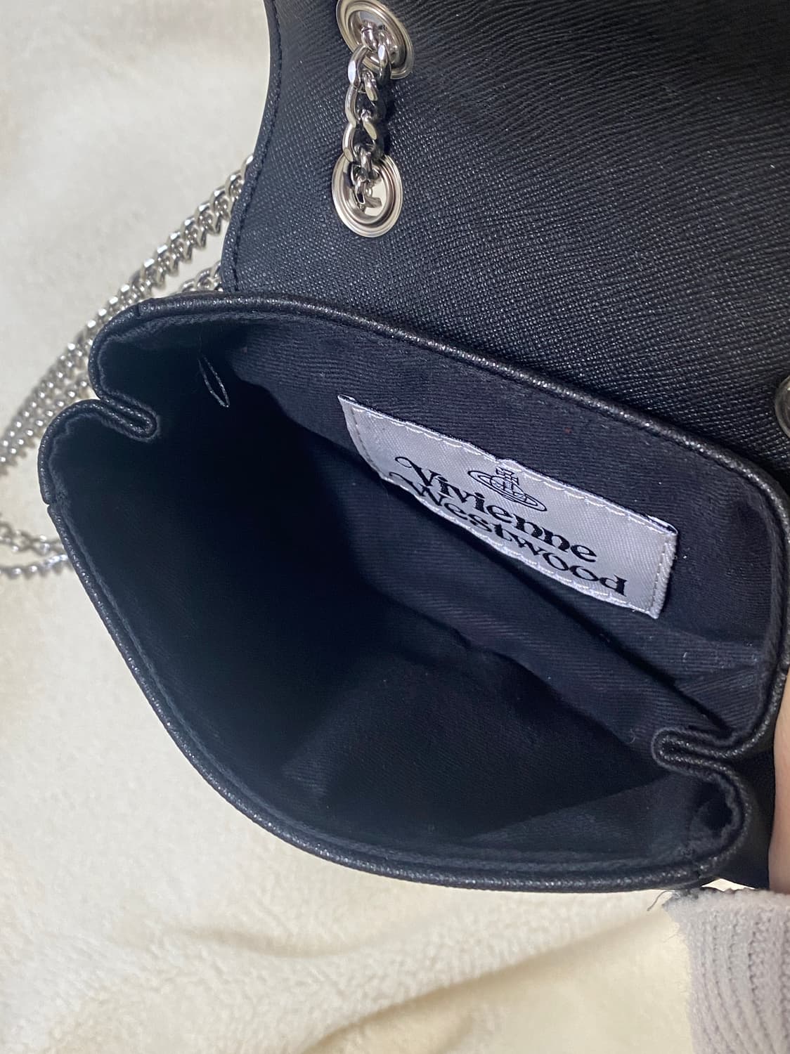 비비안 웨스트우드 사피아노 바이오그린 스몰 퍼스 크로스백 상품이미지5