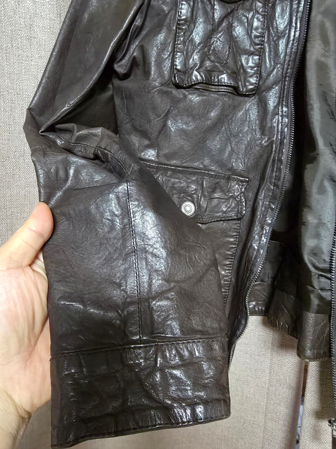 긴록가죽자켓 95 상품이미지2