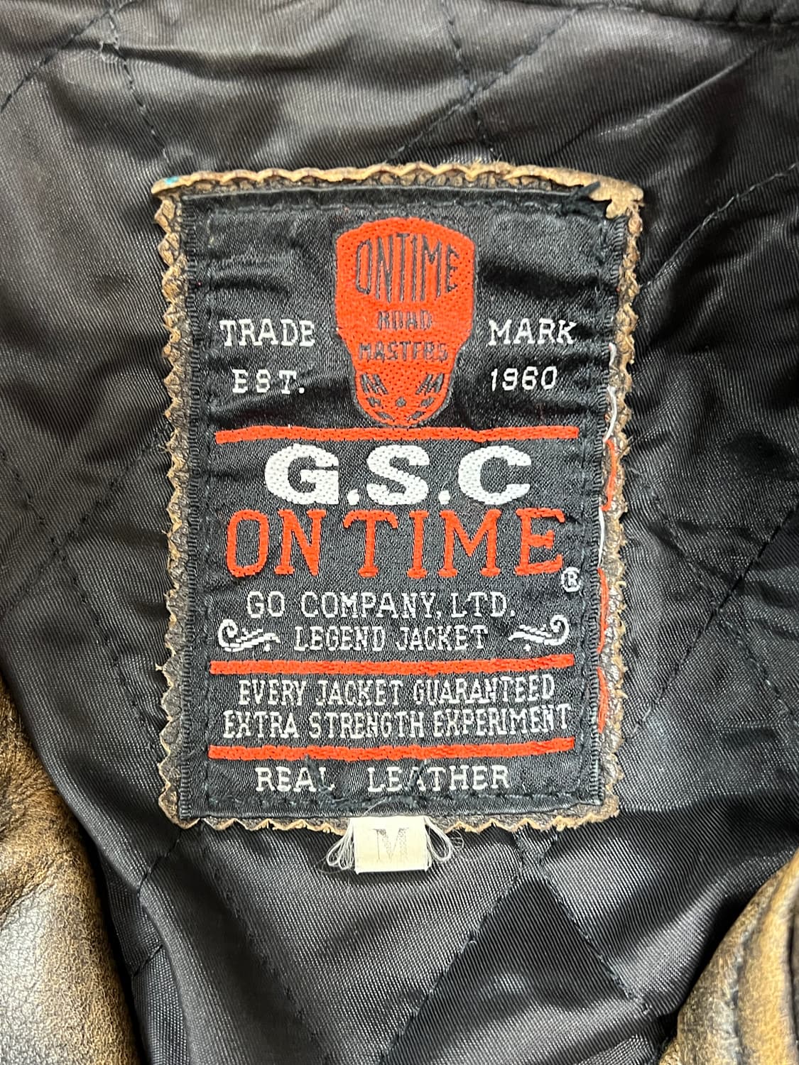 [M] GSC 소가죽 빈티지 라이더 가죽자켓 상품이미지5