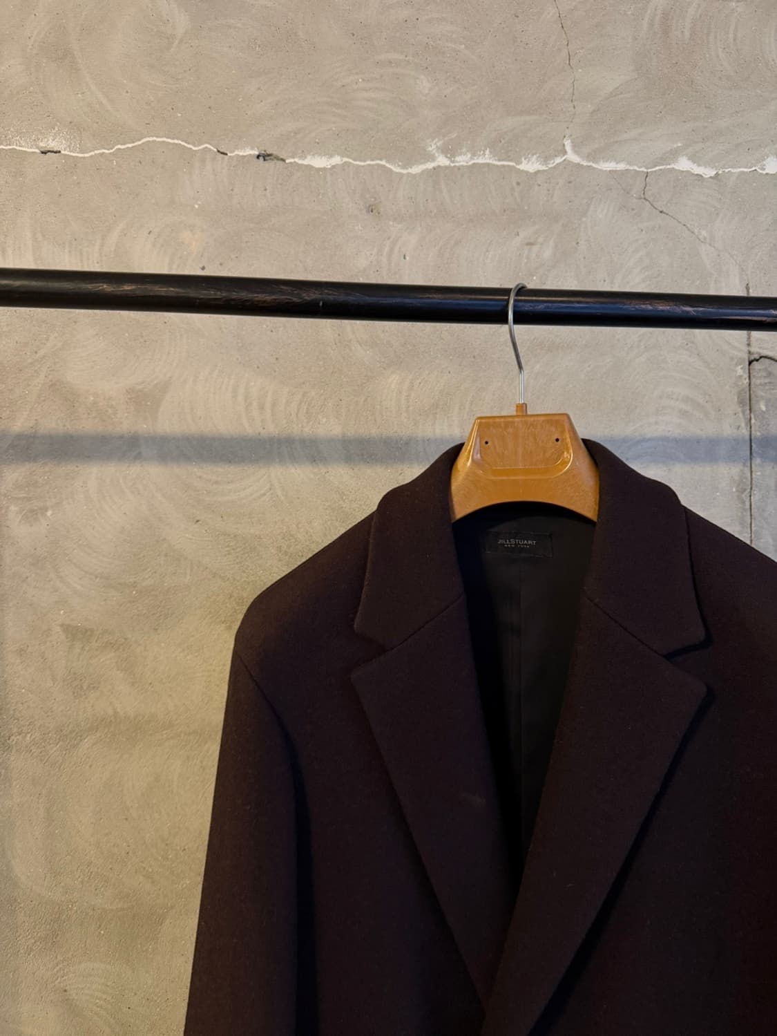 질스튜어트 펠트울 체스터필드 코트 100 상품이미지2