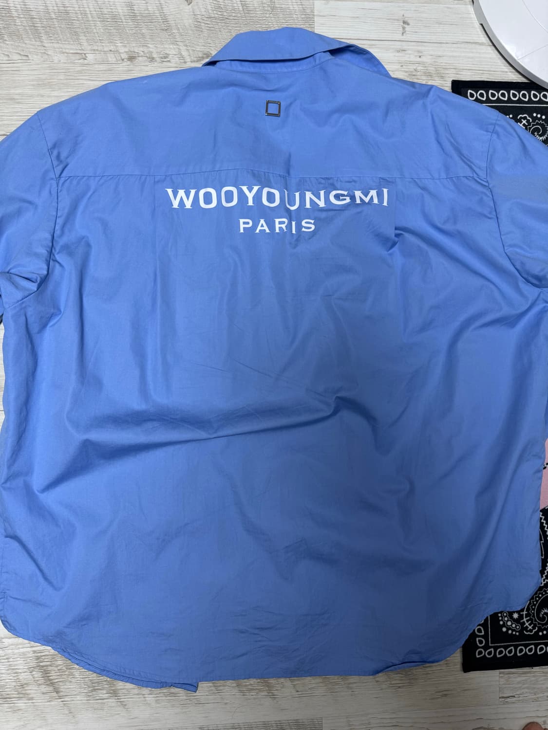 [50] 23SS 우영미 코튼 백로고 셔프 블루 상품이미지2