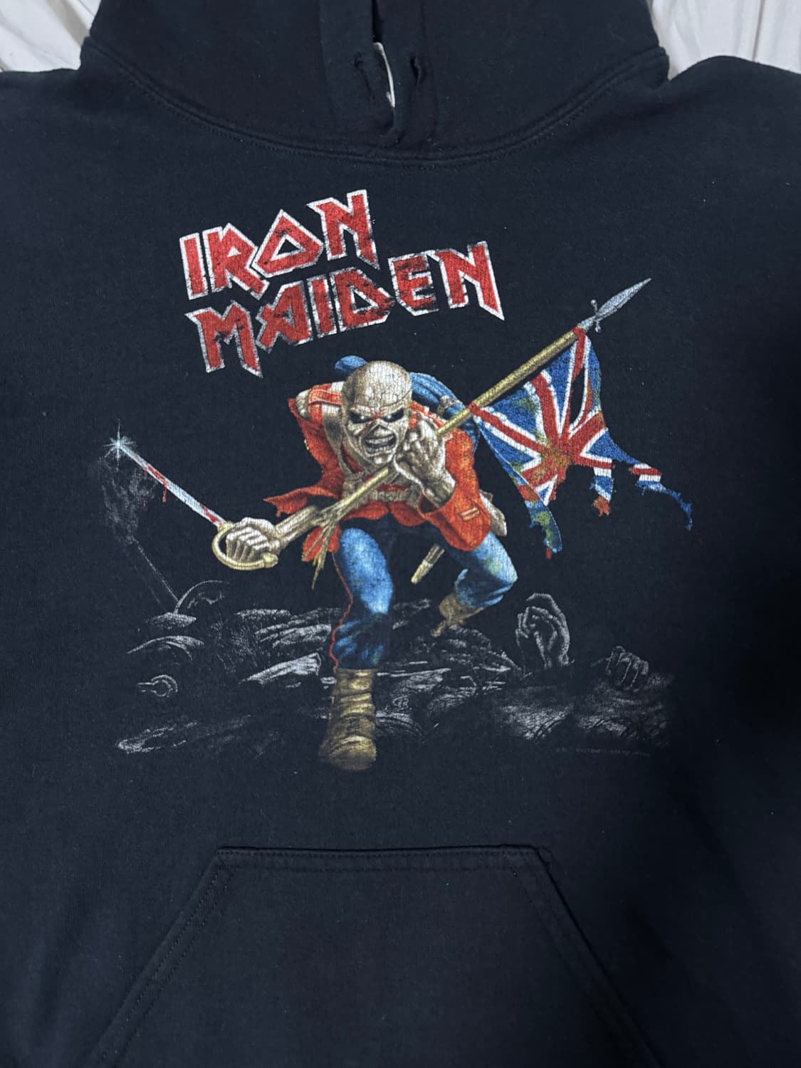 빈티지 아이언 메이든 the trooper  후드티 헤비메탈 밴드티 상품이미지3