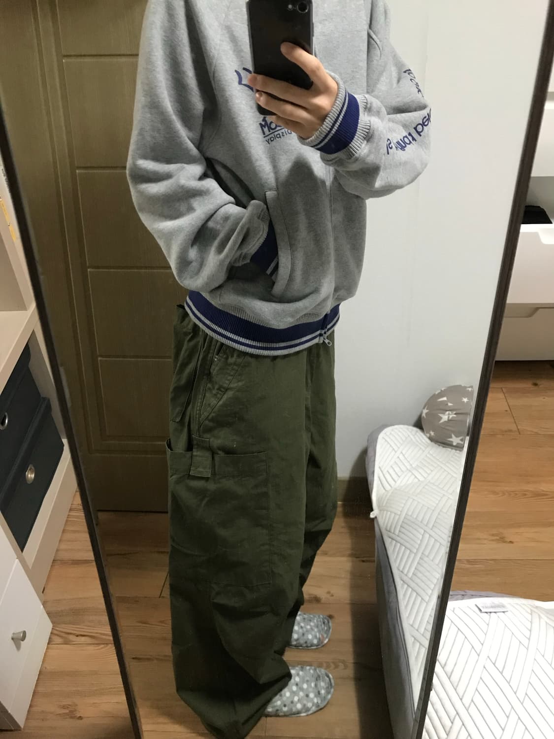 카키 카고팬츠 상품이미지1