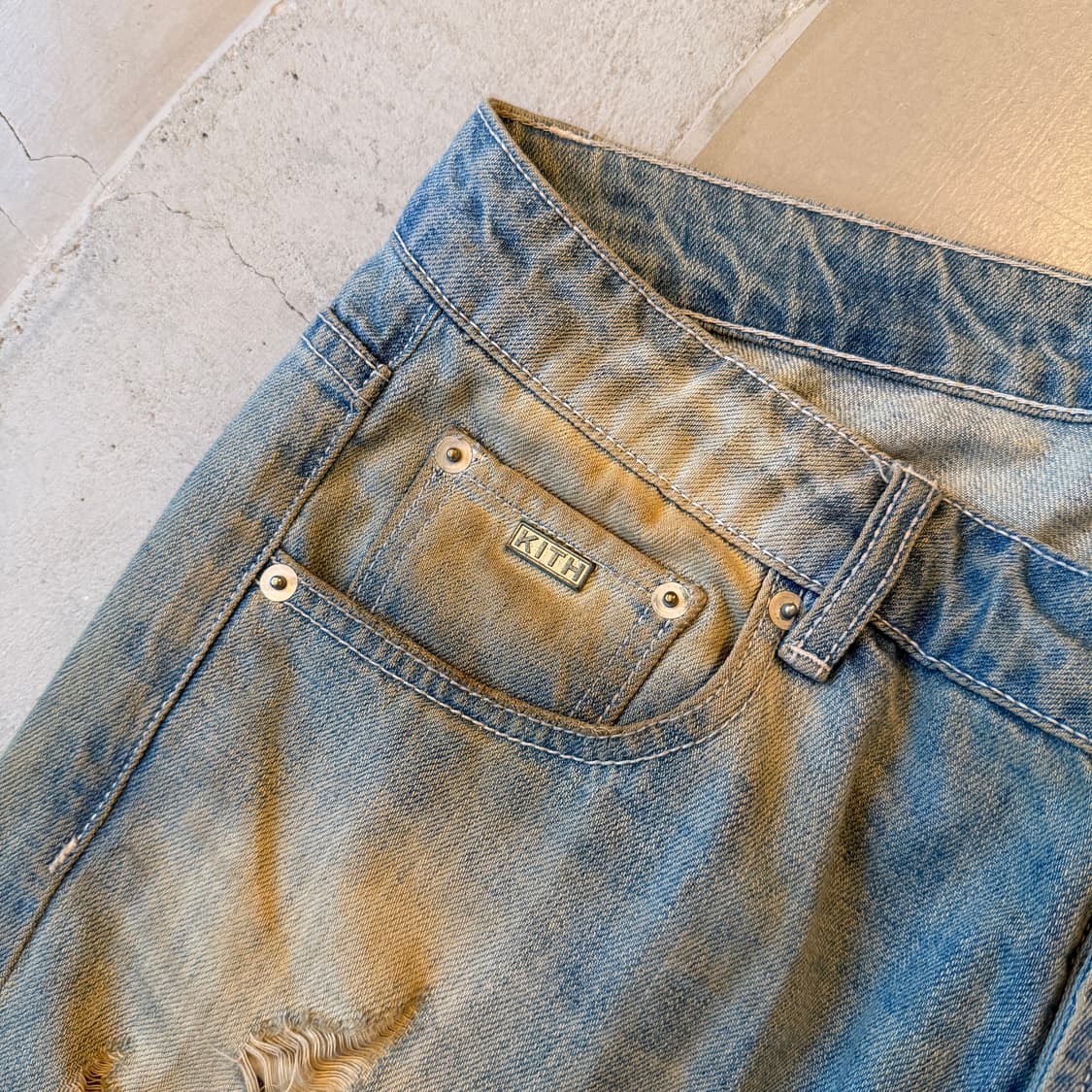 키스 바릭 데님 팬츠 상품이미지4