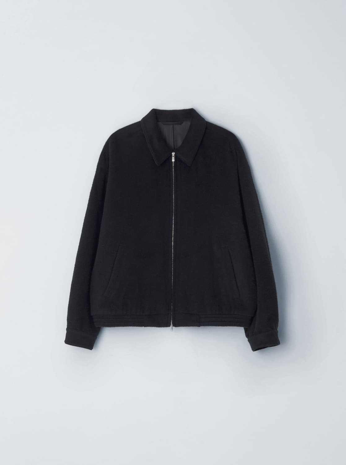 [3] 스틸네스 울 블루종 블랙 팝니다 상품이미지1