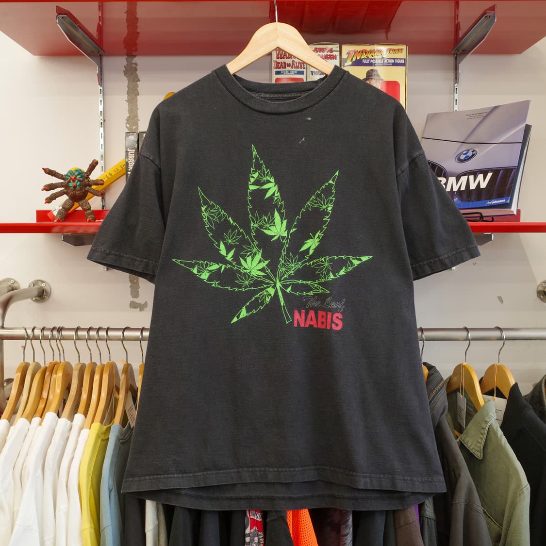 2000's Cannabis Leaf Graphic T-shirt 상품이미지1