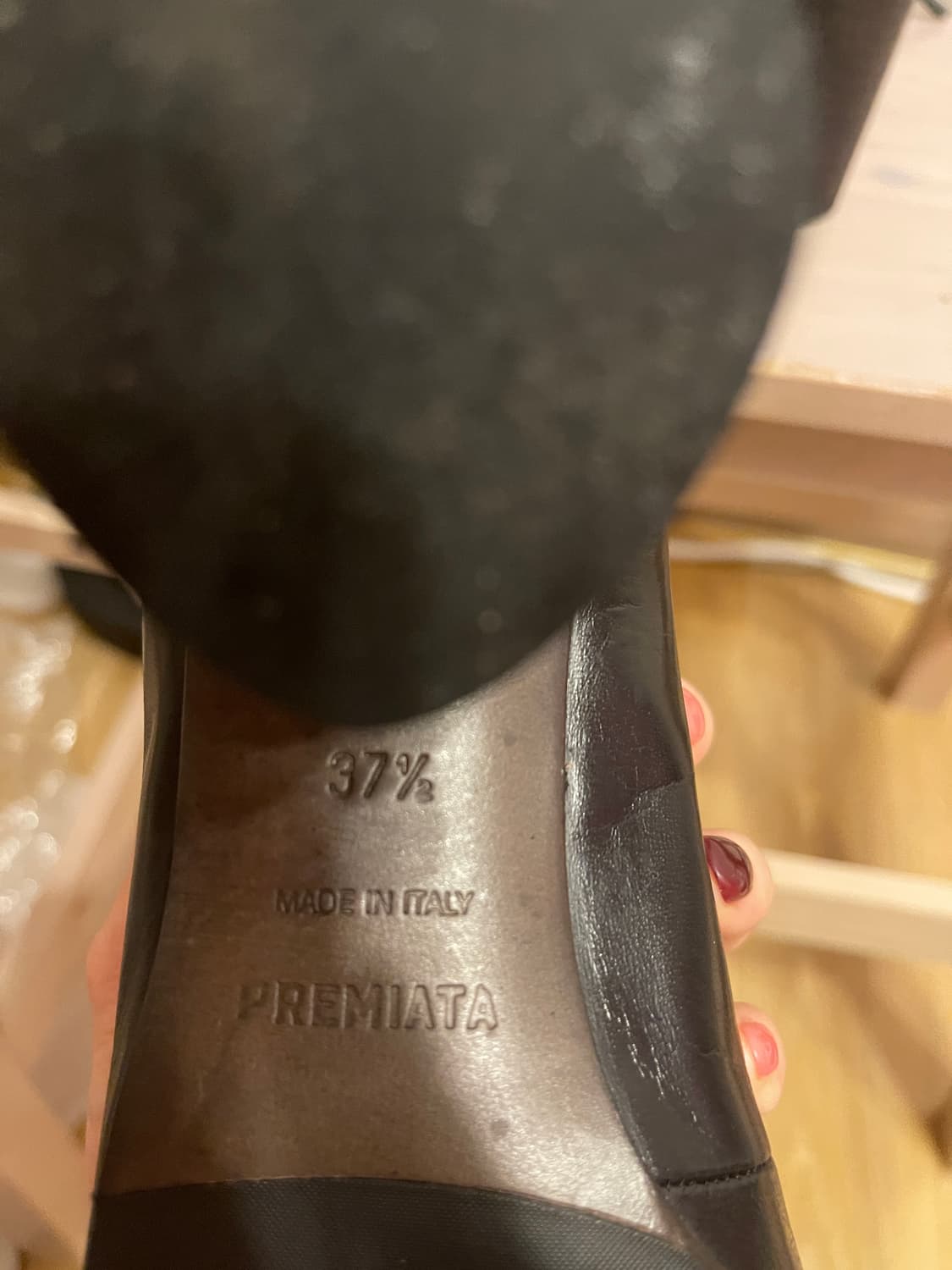 프리미아타(Premiata)지퍼 디테일 리얼 레더 앵클 부츠245 상품이미지6