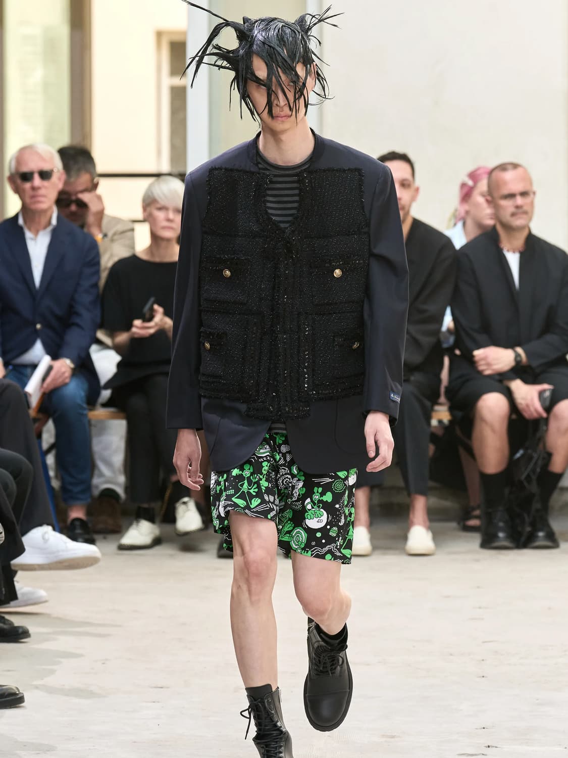 준야 와타나베 24ss 브룩스 트위드 블레이저 상품이미지1