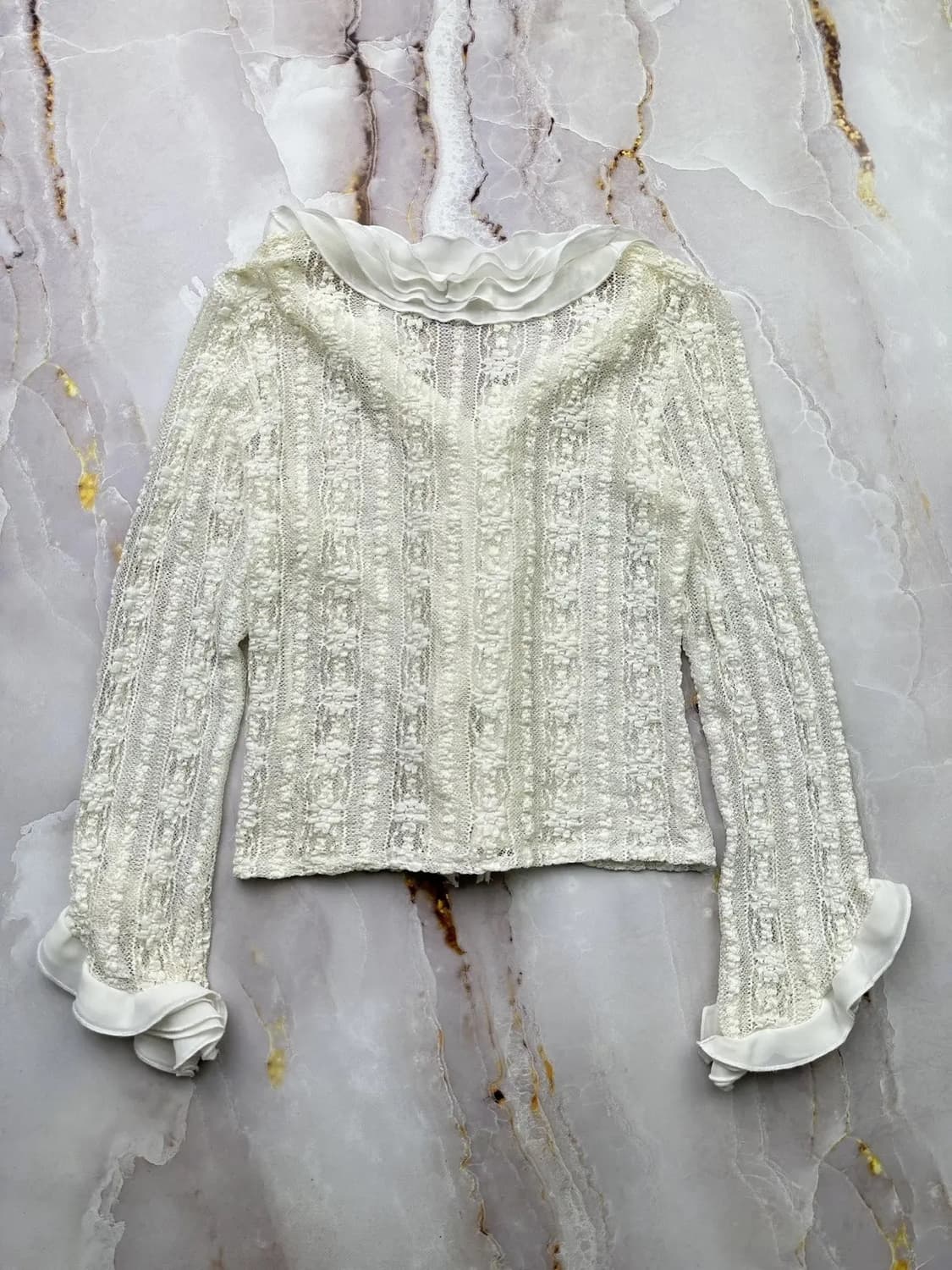 빈티지 러플 블라우스 상품이미지7