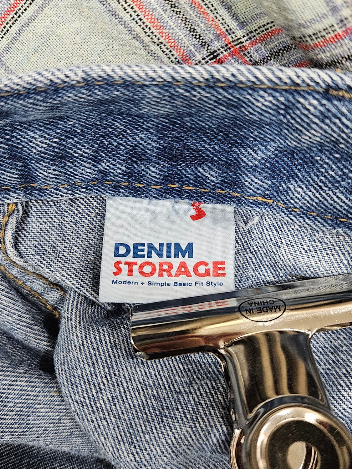 A라인 미디 데님 스커트 상품이미지4