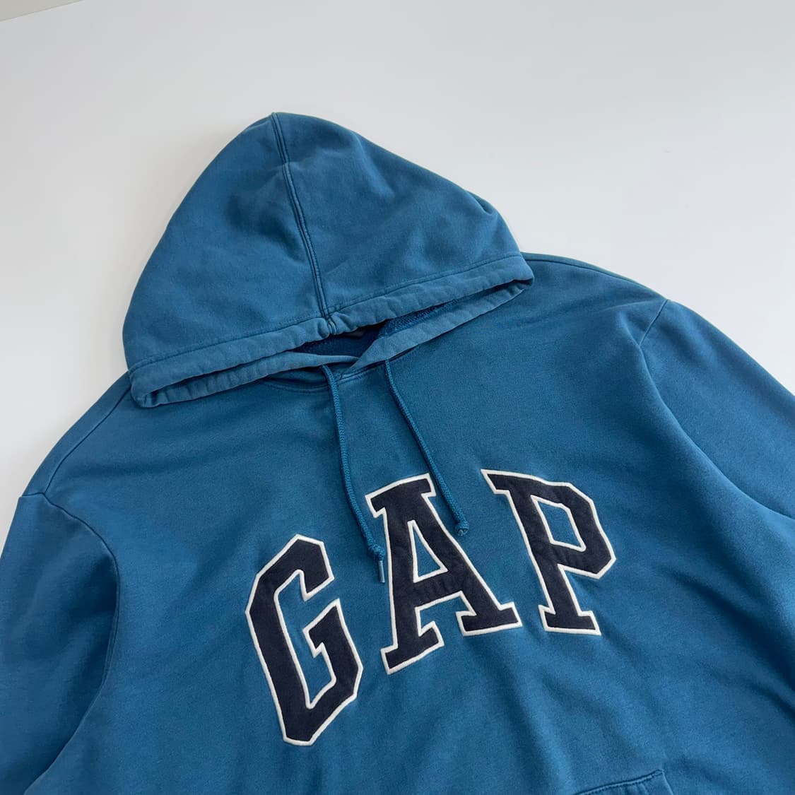 Gap 갭 네이비 로고 딥 다크 블루 후드티 상품이미지4