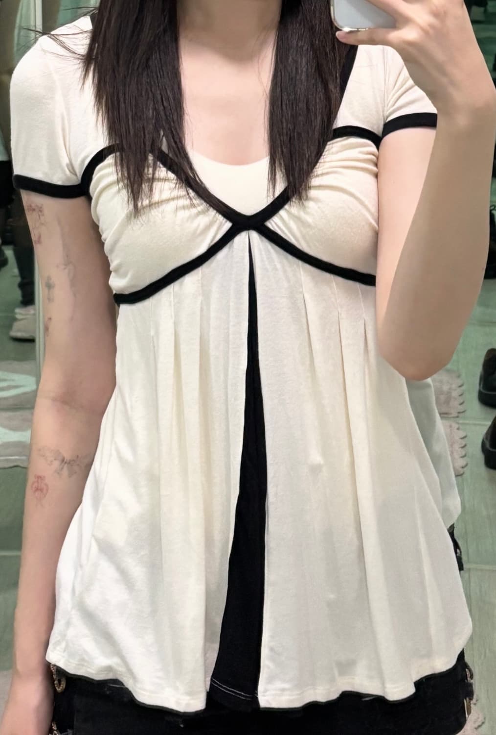 립서비스 반팔 티셔츠 갸루 오네갸루 상품이미지1