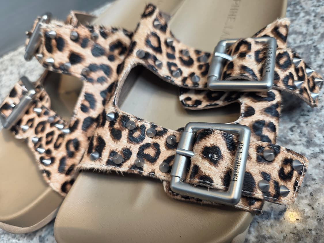 다프네랩 레오파드 샌들 상품이미지6