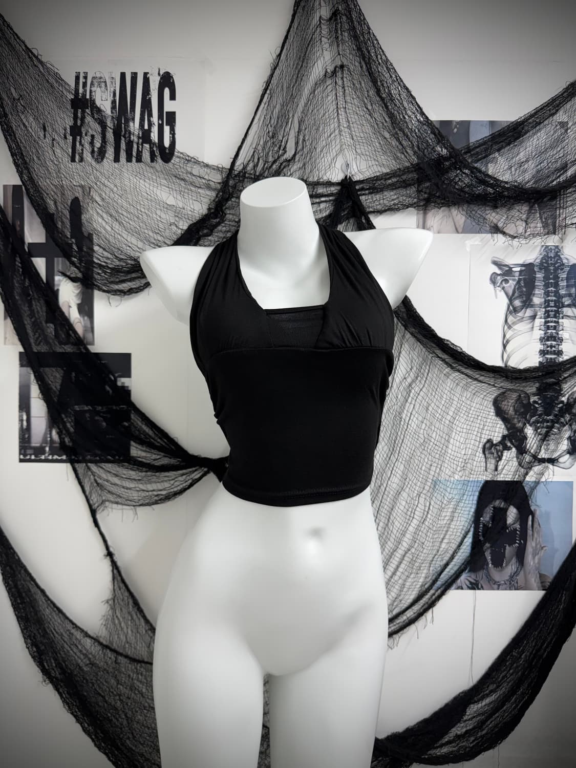 00s jewerly ring halterneck sleeveless 상품이미지4