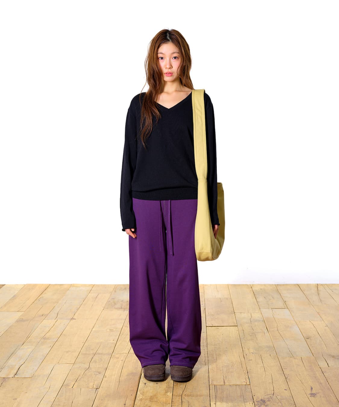 코이세이오 038 SOFT SWEAT PANTS PURPLE 상품이미지1