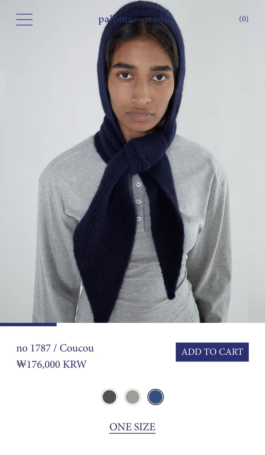 팔로마 울 CouCou 니트 스카프 상품이미지4