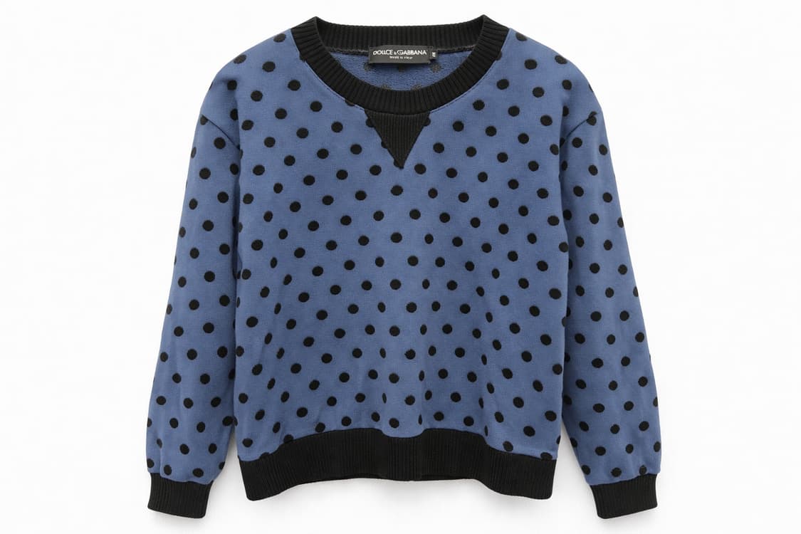 돌체앤가바나 블루 도트 스웻셔츠 46 상품이미지1