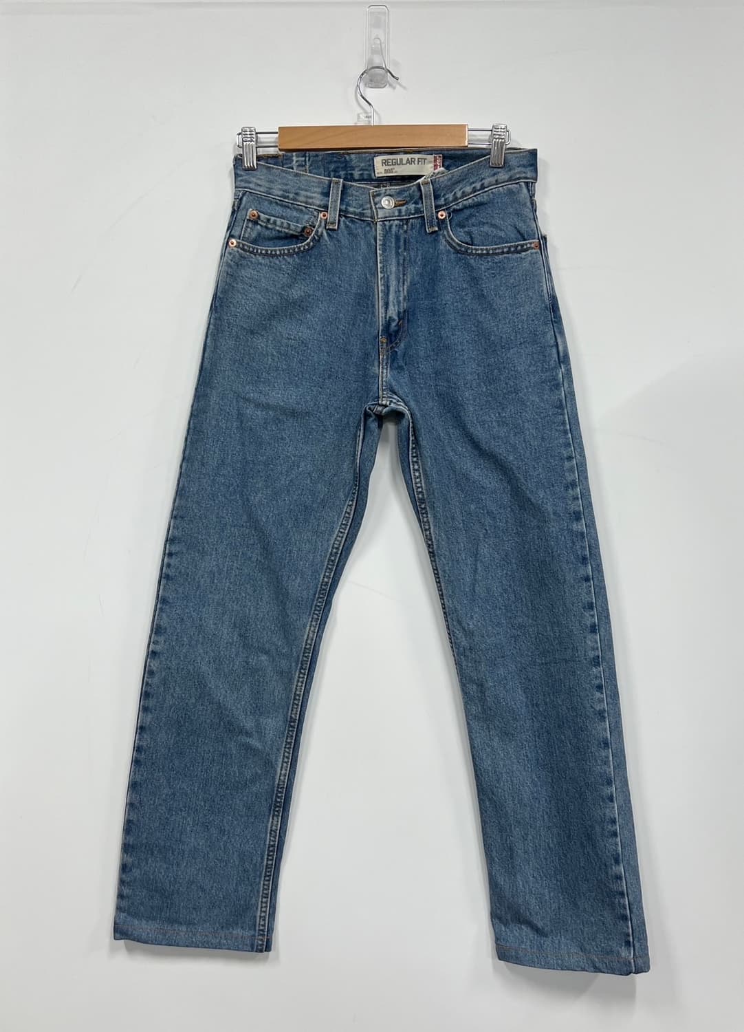 00s 리바이스 505 레귤러핏 연청 데님 팬츠  상품이미지7