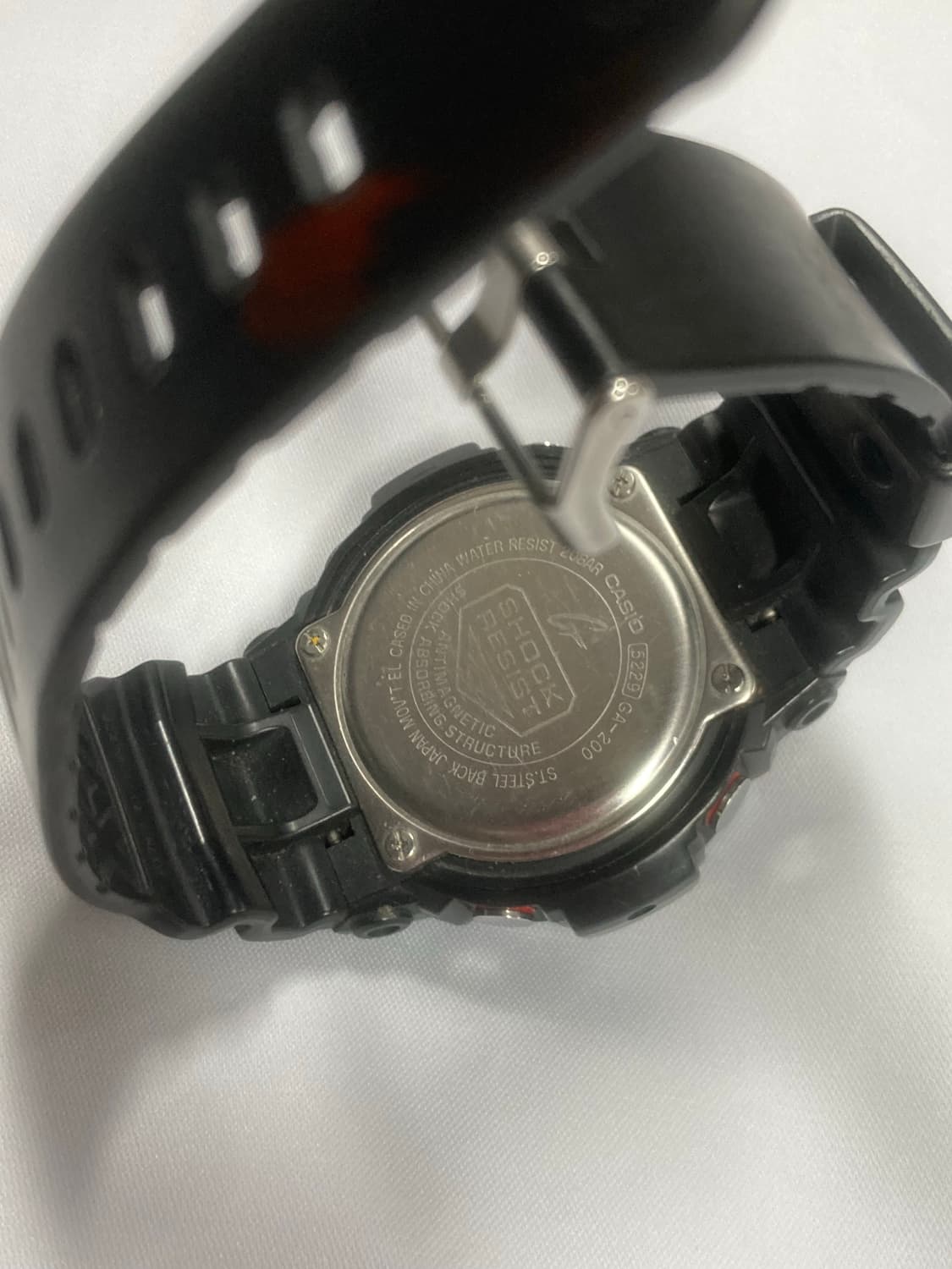 카시오 지샥 GA-200 블랙/실버 상품이미지2