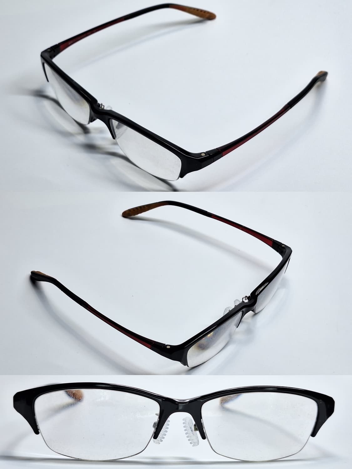 파리미키 SP EXTREMES 153 고탄성 스포츠 반무테 안경테 빈티지 상품이미지8