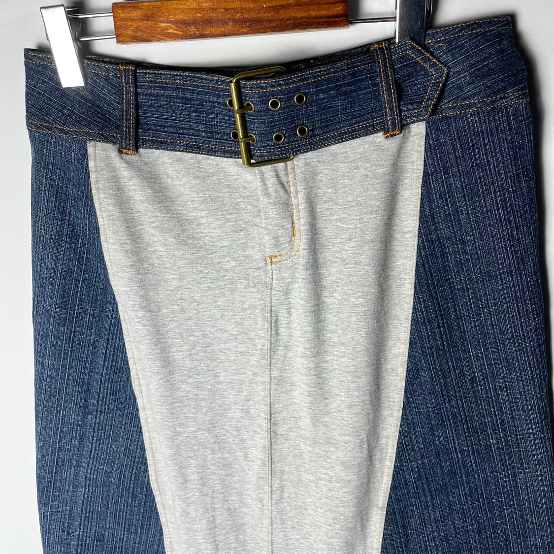 [DKNY] 90's 빈티지 DKNY 스웻 데님 롱스커트 상품이미지3