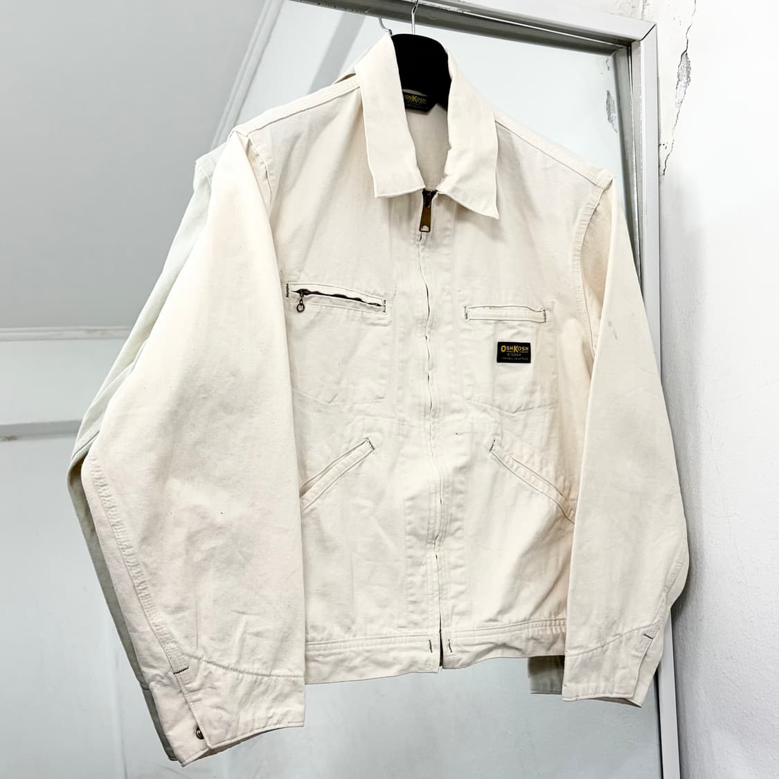 OshKosh B'Gosh 80s 에크루 워크 자켓 상품이미지1