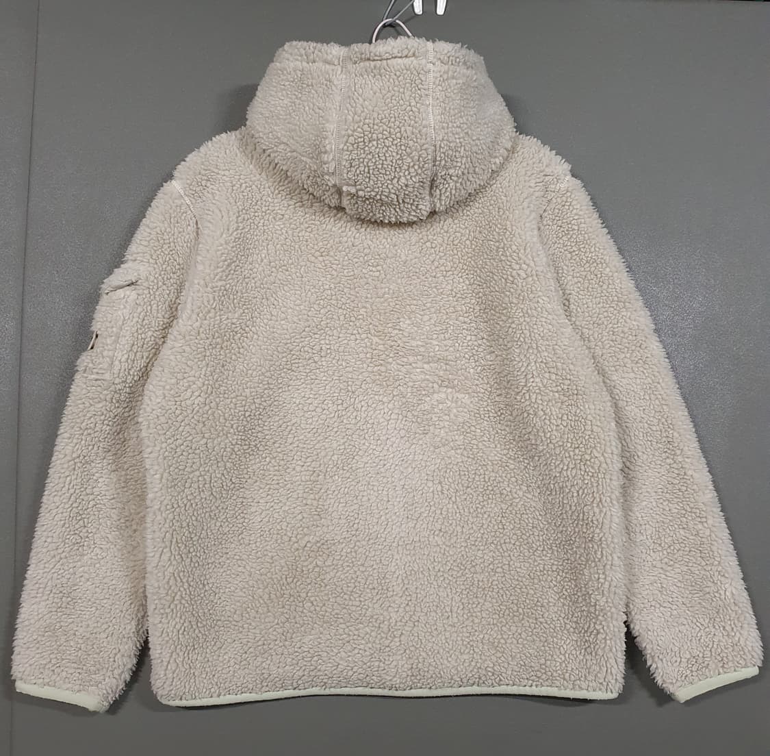 여성 L) 디스커버리 신형 테크플리스 양털 후드 뽀글이 자켓 라이트베이지 상품이미지10