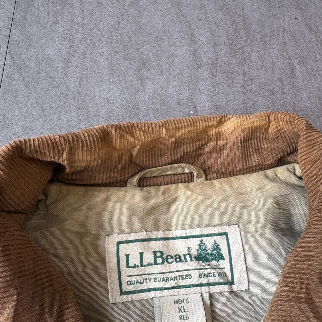 L.L.bean 정품 엘엘빈 다크 아이보리 헌팅 자켓 상품이미지4