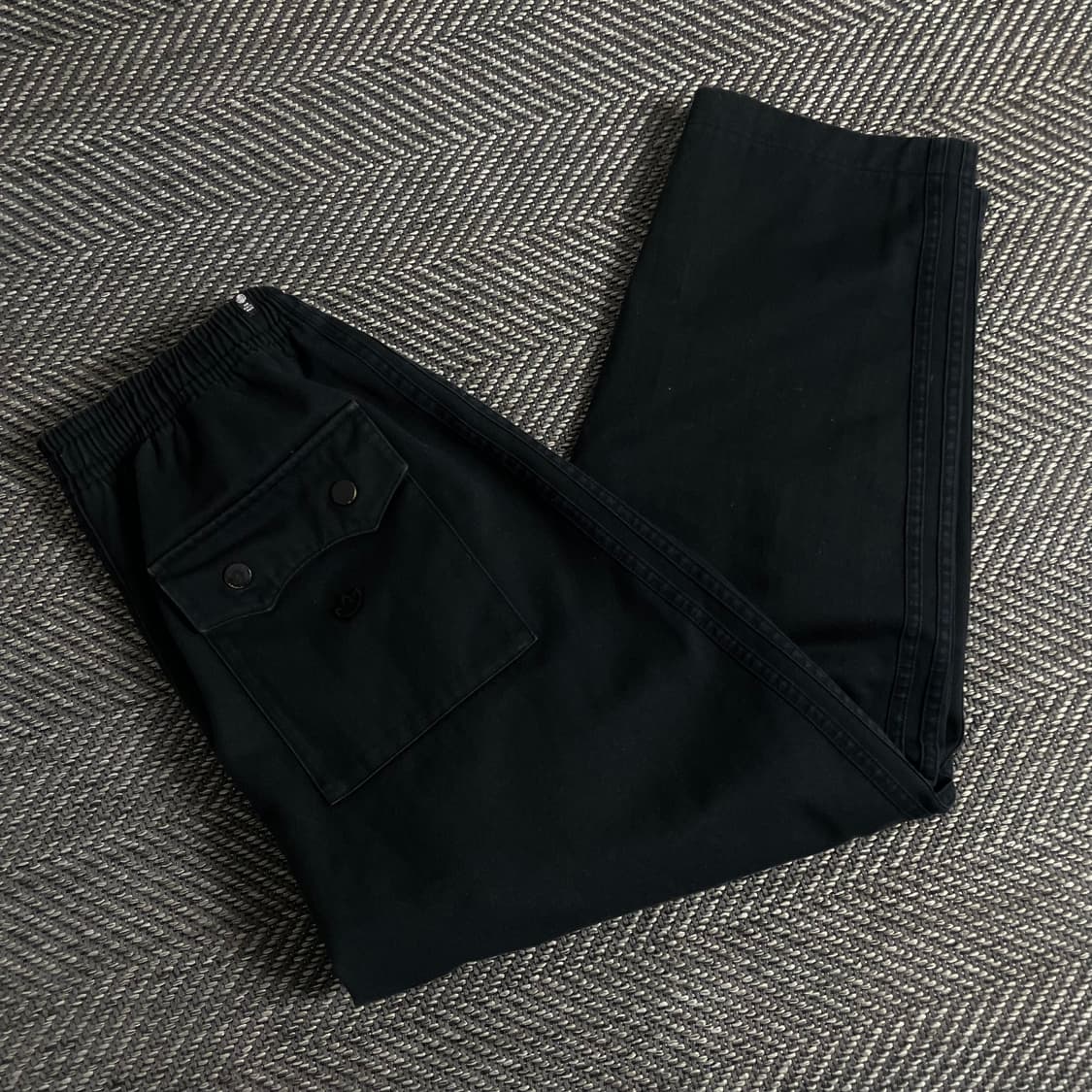 아디다스 트레포일 블랙 와이드 팬츠y 2910 상품이미지1