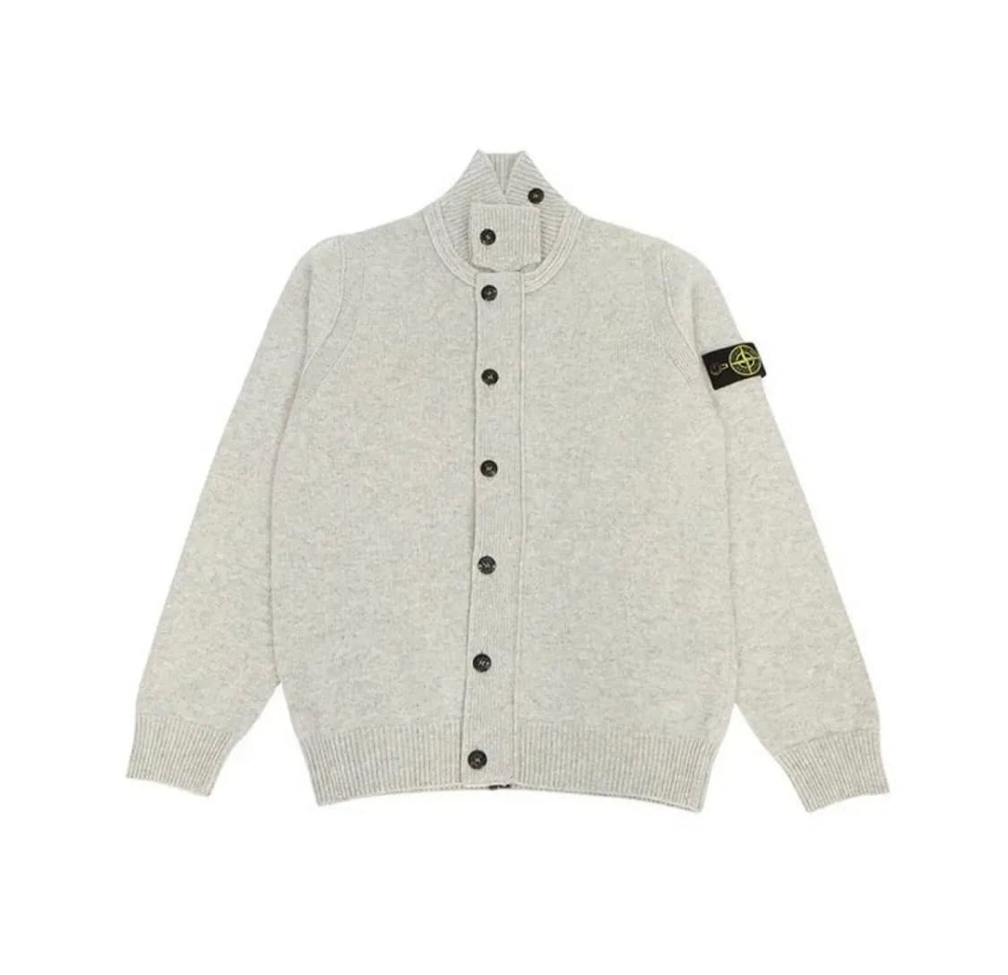 스톤아일랜드 키즈 집업 가디건 그레이 상품이미지1