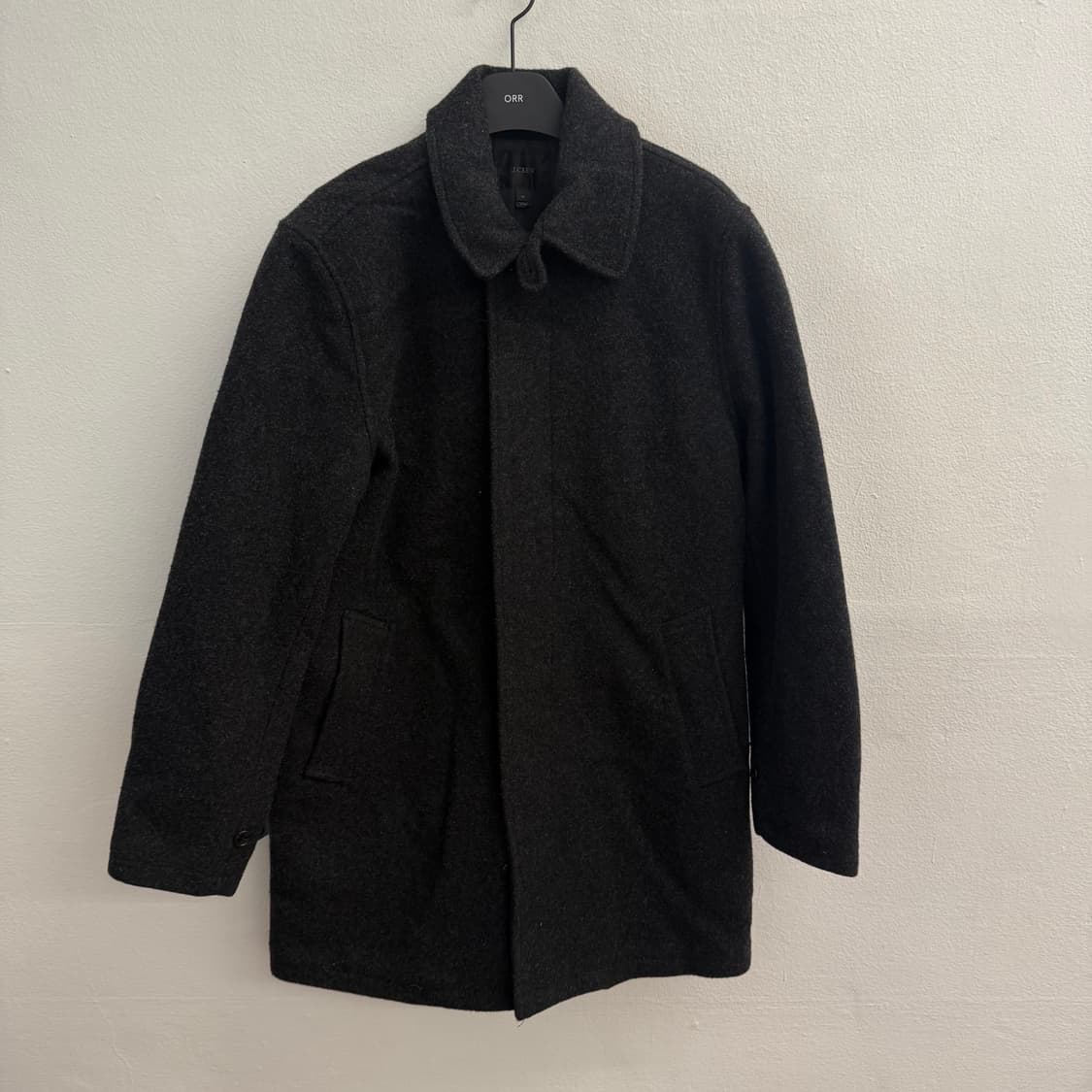 제이크루 블랙 모직 코트 (M) 상품이미지1