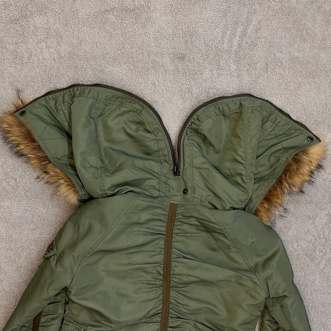 아비렉스 n2b 플라이트 자켓 카키 상품이미지7