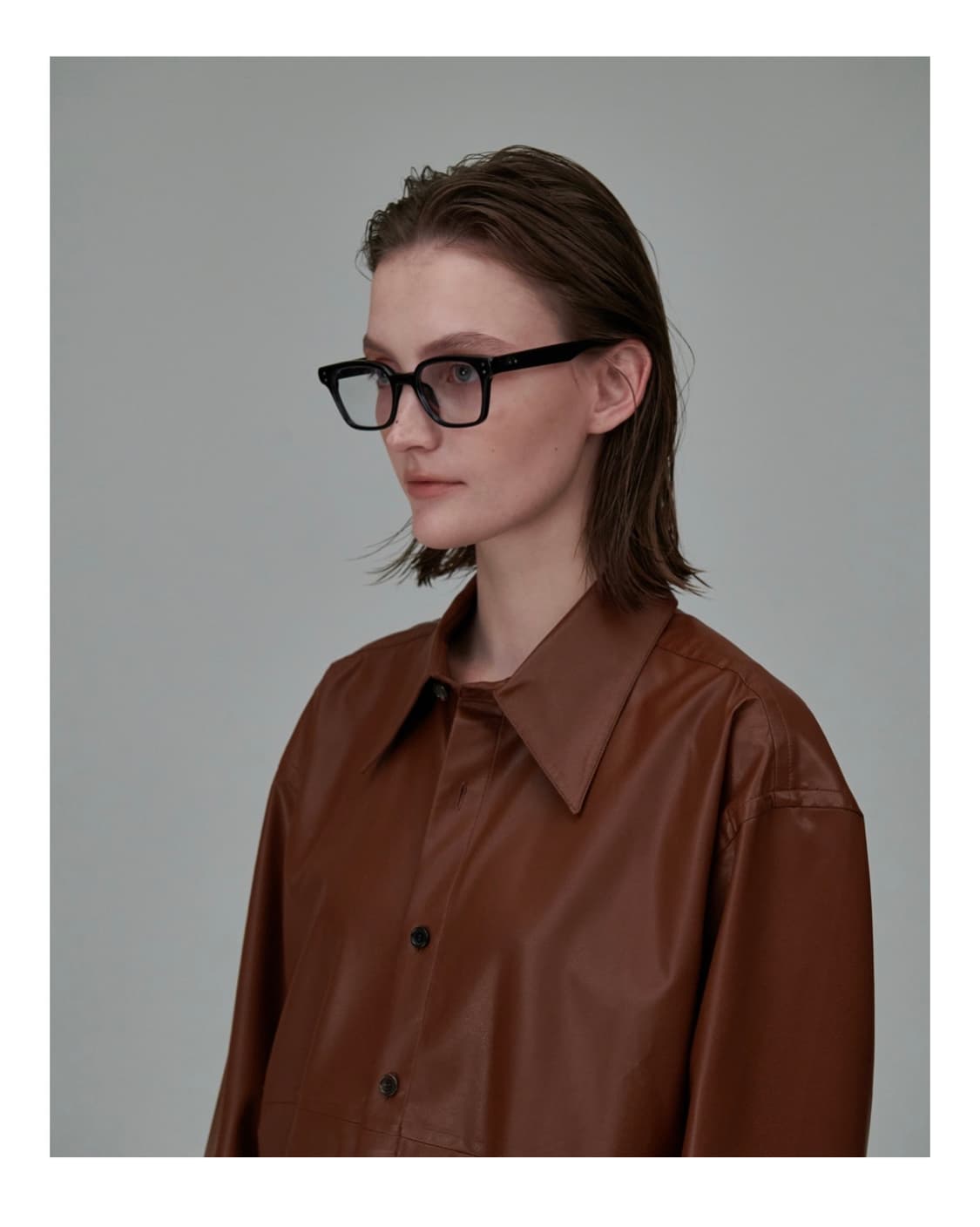 블루엘리펀트) RIKA 블랙 안경 상품이미지7