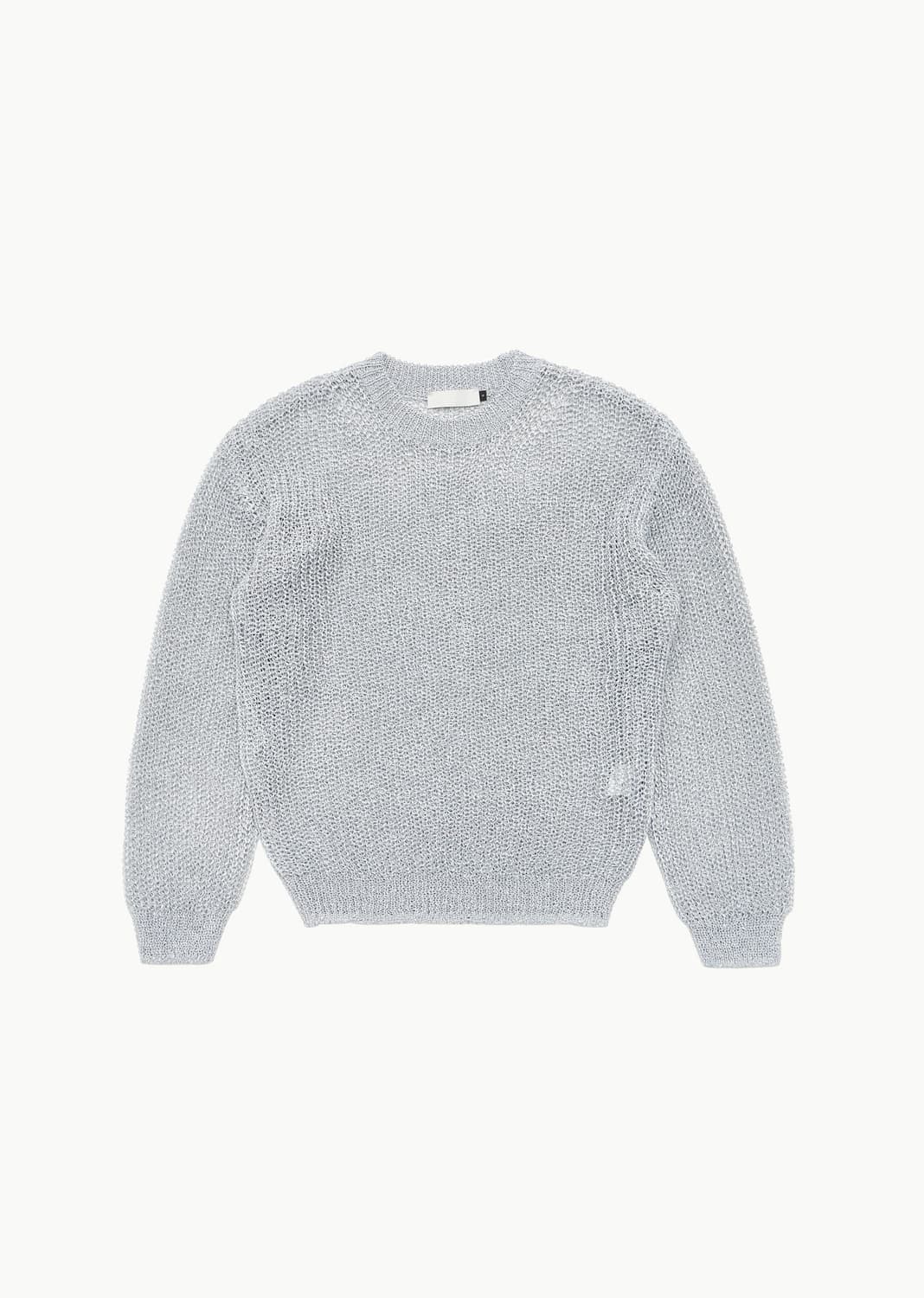 [새 상품/택o]아모멘토 - NETTED PULLOVER BLUE (M) 상품이미지1