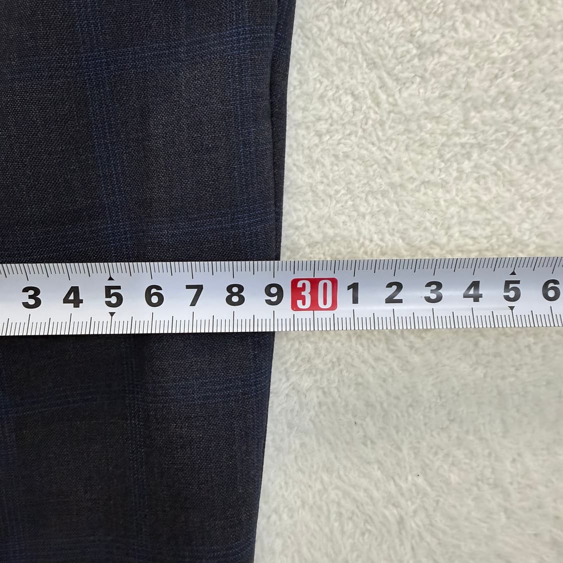 100 지오지아 체크 네이비 정장 셋업 0317T 상품이미지8