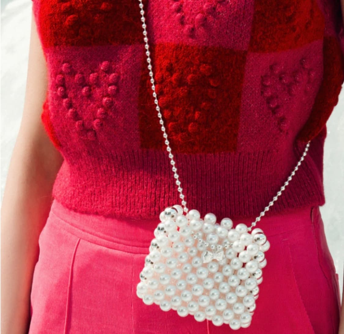 [새상품] 넘버링 #9990 Pearl Mini Bag 상품이미지2