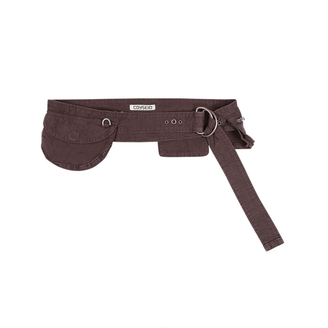 (새상품) 코이세이오 코튼 벨트 백 와인 상품이미지1