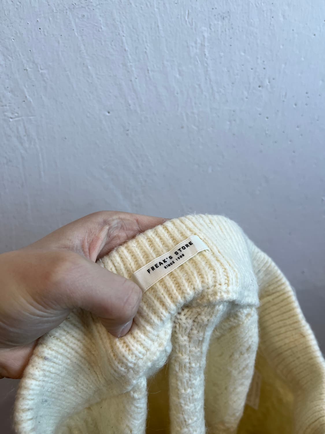 프릭스스토어 모헤어 케이블 울 스커트  상품이미지3